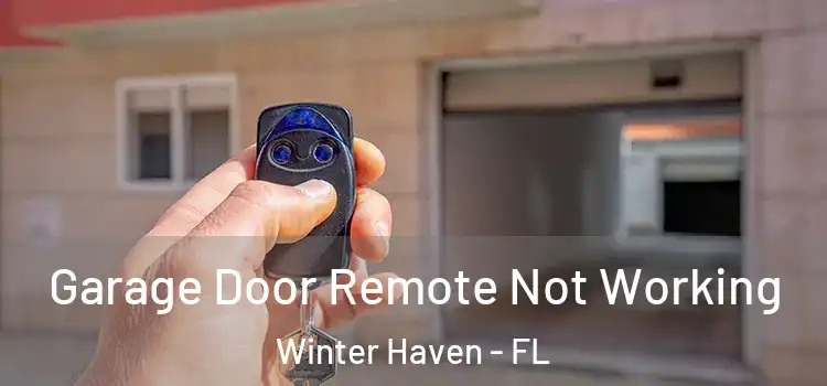  Garage Door Remote Not Working Winter Haven - FL