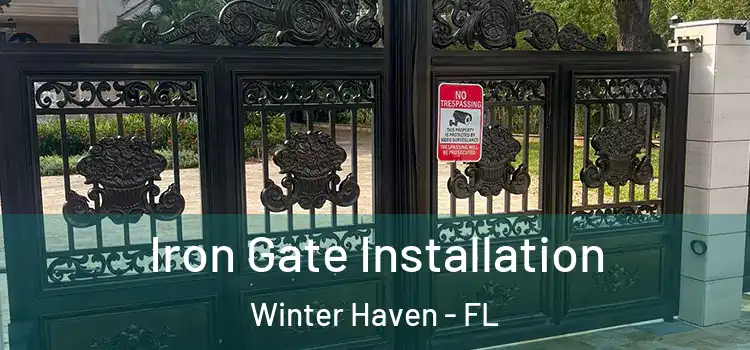 Iron Gate Installation Winter Haven - FL